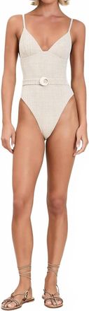 Devon Windsor Catalina One Piece Swimsuit In Golden Dune