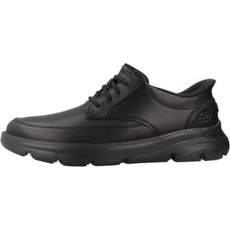 Skechers Arch Fit Garza - Rowan - Heren - Schoenen - Zwart - Maat: 44 EU Leer