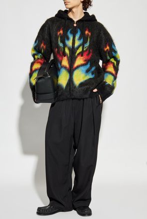 Casablanca Hoodie, Mens, Black