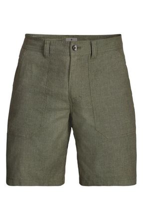 Royal Robbins Hemp Blend Adventure Shorts in Everglade at Nordstrom, Size 30
