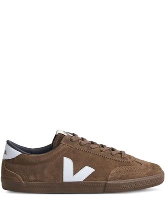 Veja Brown Logo Volley Sneakers
