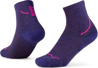 Buff Dryflx Quarter Sock Laufsocken - Unisex | blau/lila