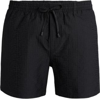 Balmain Monogram Zwemshorts - Heren - Strandmode - Zwart - S - Polyester - Badmode