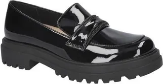 Bella Vita Pulse Faux Leather Platform Loafer in Black Patent at Nordstrom, Size 9.5