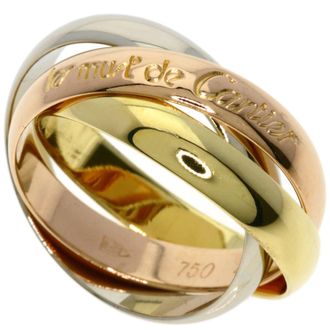 Cartier Yellow Gold (18K) Pink Gold (18K) White Gold (18K) Band Ring (Pre-Owned)