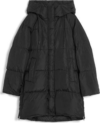 Max Mara Newbembo Parka - Dames - Parka Jassen - Zwart - M - Nylon - Jassen