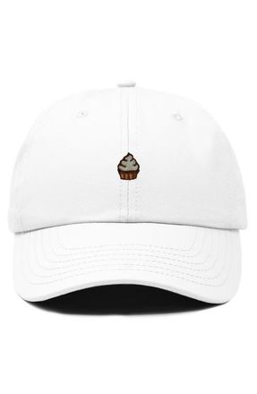 Dalix Cupcake Dad Cap in White at Nordstrom