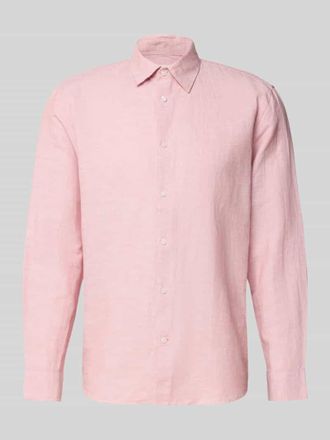Selected Regular Fit Freizeithemd aus Leinen-Baumwoll-Mix Modell CLAY LINENBLEND in Altrosa, Gr&ouml;&szlig;e XXL