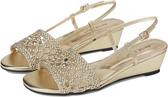 David Tate Danza Womens Sandals Gold : 9.5 WW (EE), Synthetic