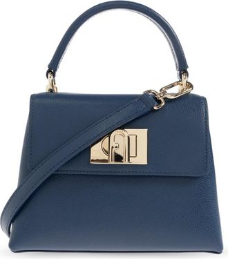 Furla 1927 Mini Handtas - Dames - Handtassen - Blauw - ONE Size - Leer - Tassen