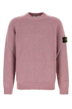 Stone Island Pink Wool Blend Sweater