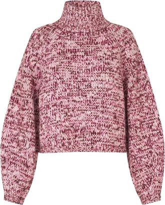 Lollys Laundry Elio Trui - Dames - Truien - Roze - Maat: XL Wol