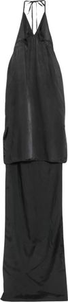 Federico Cina Slip Dress - Dames - Maxi kleedjes - Grijs - M - Kleedjes