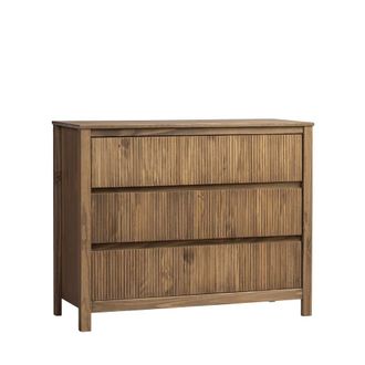 Klast C&oacute;moda de madera nogal 100 cm x 80 cm