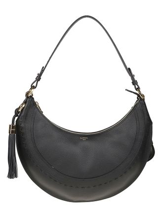 Lancel Hoboheme Medium Crescent Shoulder Cow Leather Shoulder Bag