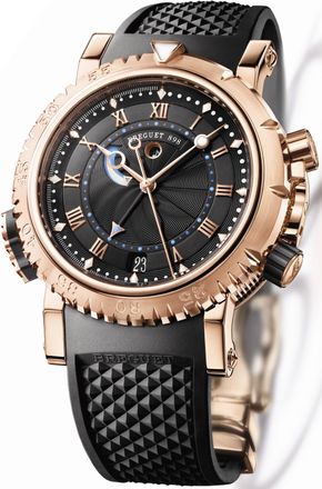 Breguet Pre-owned Breguet Marine Black Dial Mens Watch 5847BRRAME