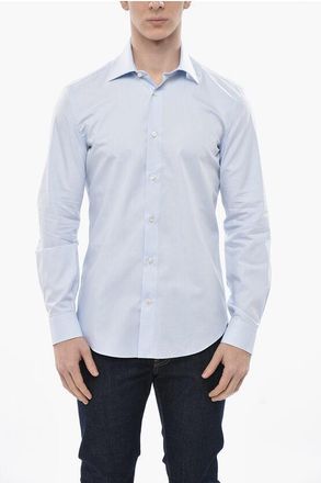 Vincenzo Di Ruggiero Napoli Cotton Poplin Shirt with French Collar size 39