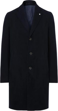 L.B.M. 1911 Hombre, Abrigos, Azul, Talla: M