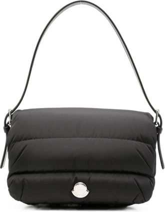 Moncler Shoulder Bag Polyamide Black Caradoc Baguette