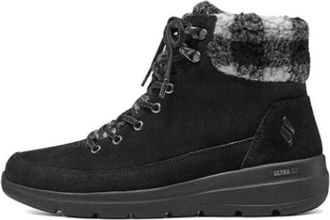 Skechers (WMNS) Skechers On-the-GO Glacial Ultra - Timber Black White 144672-BKGY