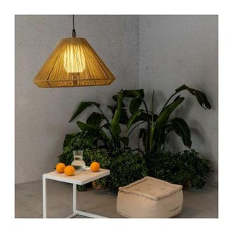 Faro Barcelona Saigon Out C70 L&aacute;mpara Colgante Ocre Cone Cap 71579c-13