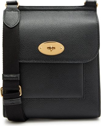 Mulberry Anthony Small Grained Leather Pouch - Black - One Size