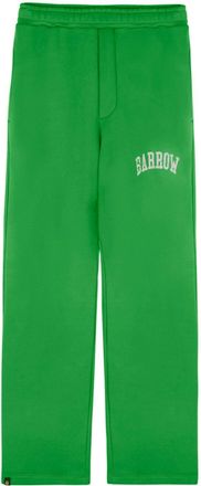 Barrow logo-print track pants - unisex - Polyester/Cotton - M - Green