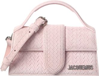 Jacquemus Bambino Embossed Suede Crossbody
