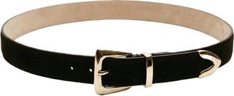 ALYSON EASTMAN Suede Belt in Dark Brown at Nordstrom, Size X-Small/small