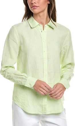Brooks Brothers Cross Dye Linen Blouse