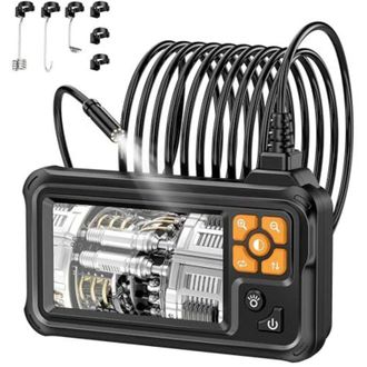 OEM Endoscopio Industrial Hd 1080p Con Pantalla Ips De 4,3 Pulgadas, Clasificaci&oacute;n De Impermeabilidad Ip67, 8 Led Y Cable Semirr&iacute;gido De 5 M