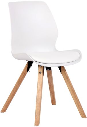 Clp Silla De Comedor Luna Blanco Pl&aacute;stico