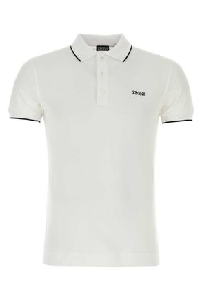 Ermenegildo Zegna Logo Detailed Polo Shirt