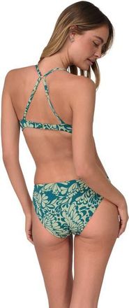 Swim Systems Chloe Bikini Swim Bottoms in Flutter Lurex at Nordstrom, Size X-Large
