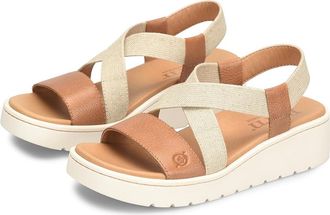 Born Kasady Womens Sandals Tan : 10 M (B), Leather/Rubber/Suede