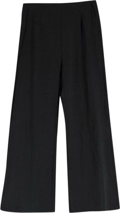 Faithfull The Brand Faithfull The Brand Black Wide Leg Linen Trousers Size S