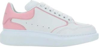Alexander McQueen Sneakers, female, White, 7 UK, Leather Trainers with Platform Sole
