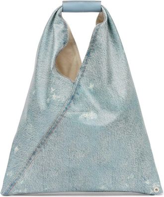 Maison Margiela Womens Shoulder Bag Japanese Bleached Denim