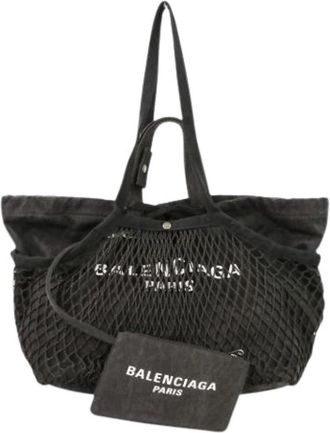 Balenciaga Pre-owned Vintage Tote Bag - Dames - Vintage Shopper - Zwart - ONE Size - Vintage