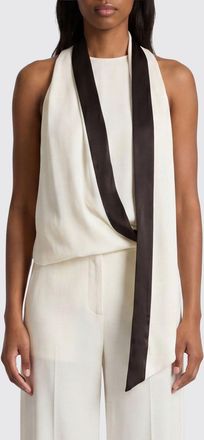 Alberta Ferretti Top in twill di viscosa