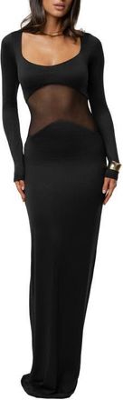 JLUXLABEL Glitz Hour Maxi Dress in Black at Nordstrom, Size X-Small