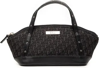 Dior Pre-owned Dior Mini Diorissimo Trotter Canvas Street Chic Handbag Ladies AJ6U9PX28ORG43IB