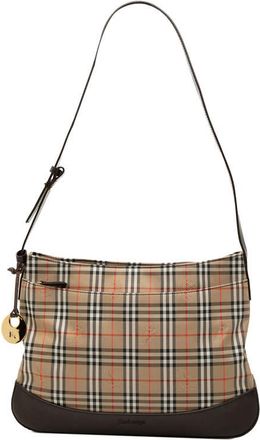 Burberry Pre-owned Burberry Haymarket Check Canvas Shoulder Bag Ladies B8L9ILUWC6LN4WG1