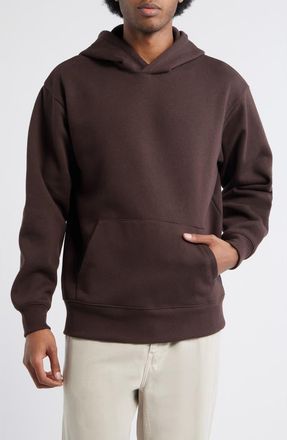 BP. Fleece Hoodie in Brown Coffee at Nordstrom, Size Xx-Large