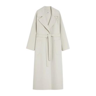 Max Mara Belted Coats, female, White, Size: 2XS Doris Coat