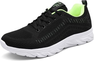 Generic Men Running Trainers Lightweight Slip On Sneakers Breathable Mesh Trainers Comfortable Tennis Shoes Non Slip Casual Shoes Sleek Sneakers Shock Absorbi