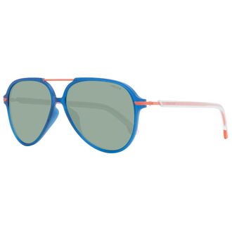 Police Mens Aviator Sunglasses Spl920j578x - Medium Blue - One Size