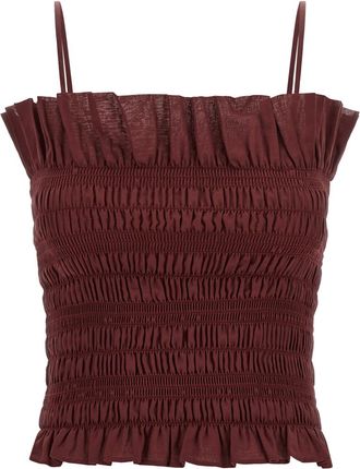 Andamane Maroon Suri Top