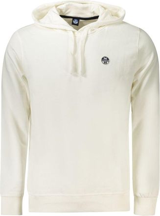 North Sails Witte Katoenen Heren Hoodie