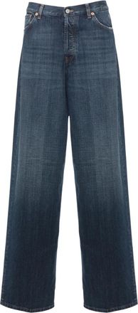 Dondup Dakota Jeans - Dames - Jeans - Blauw - Maat: W24 Katoen